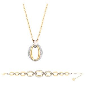 Swarovski Circlet Set Necklace and Bracelet - 5184291 No box